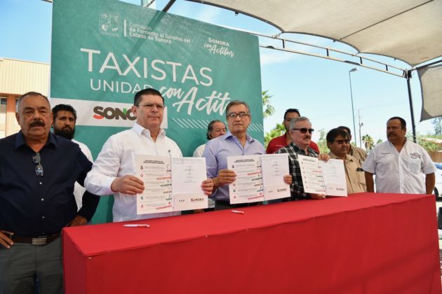 Taxistas en Sonora con Actitur
