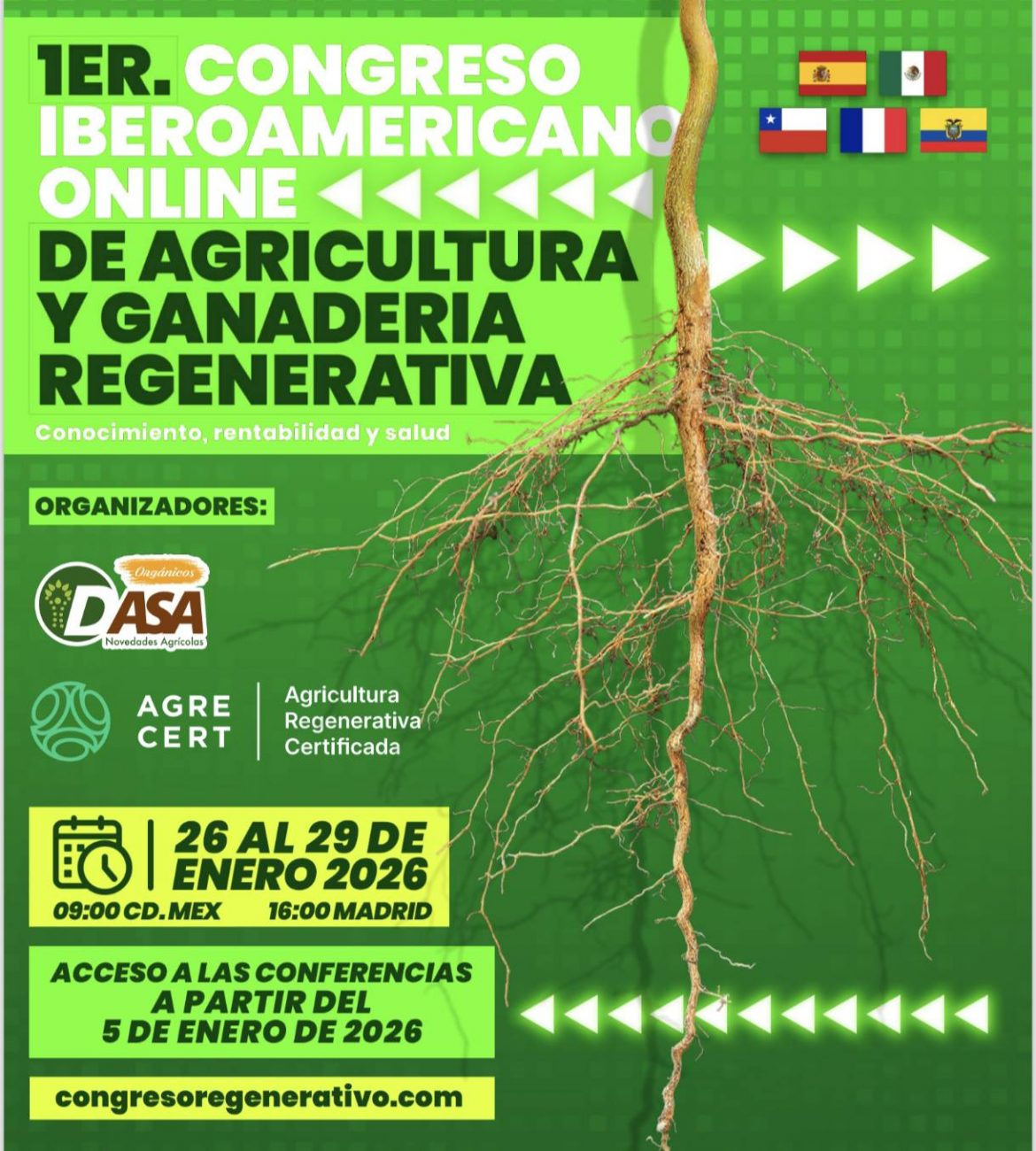 Productores del sur de Sonora podrán participar en congreso iberoamericano de agricultura y ganadería regenerativa Sonora.