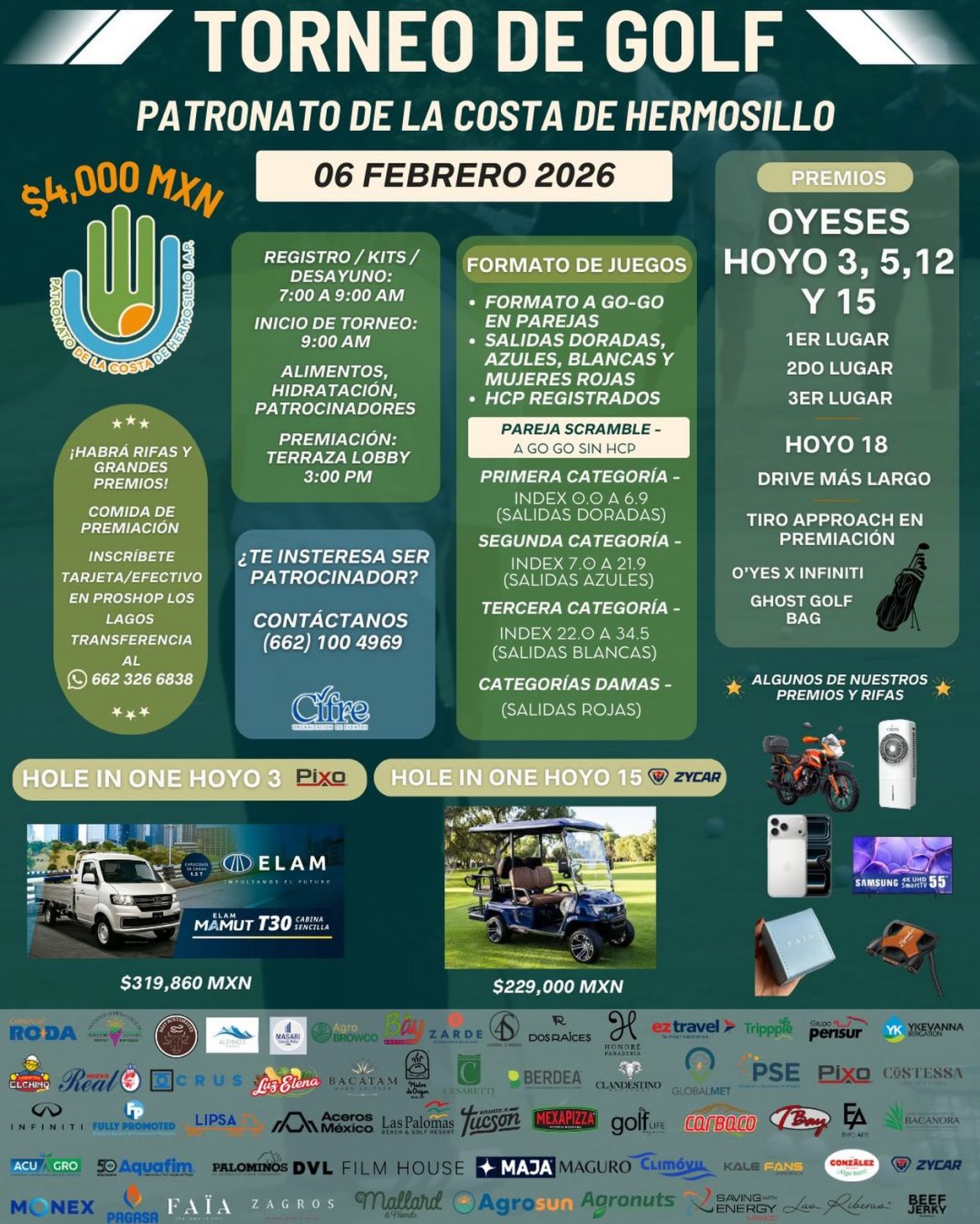 TORNEO DE GOLF Costa de Hermosillo