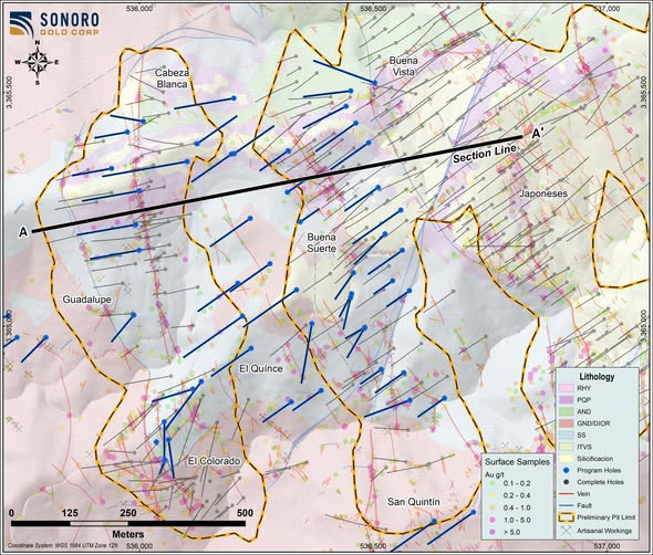 Reactivan importante programa de exploración minera en Cucurpe, Sonora.